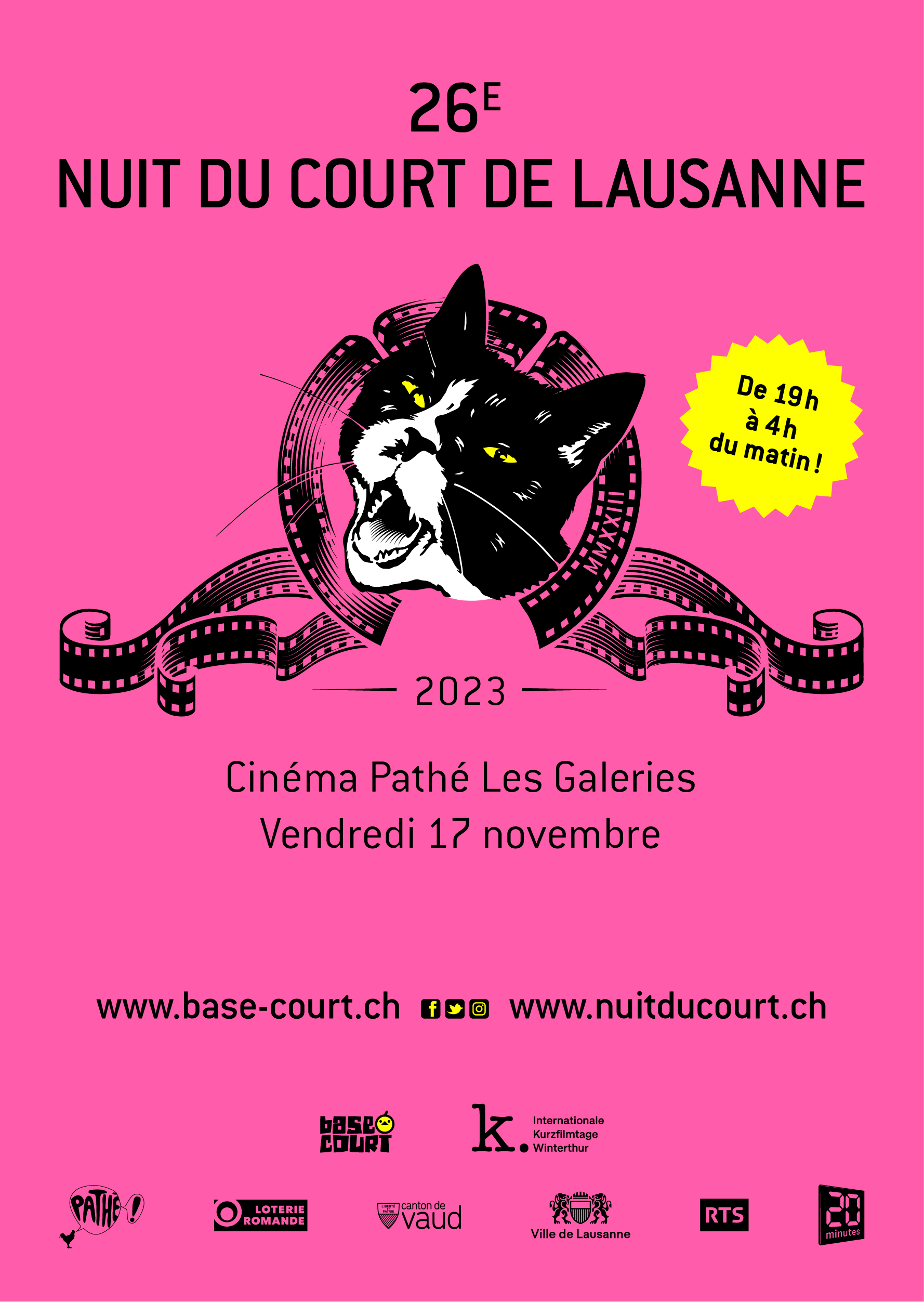26e Nuit du Court de Lausanne